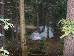 Campsite at Crooked Creek